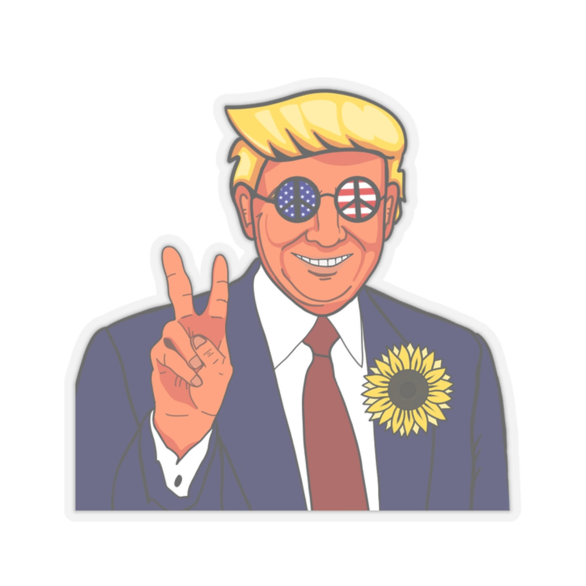 Trump Peace Sticker